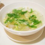 【きょうの料理】鶏皮だしのスープの作り方を紹介!しらいのりこさんのレシピ