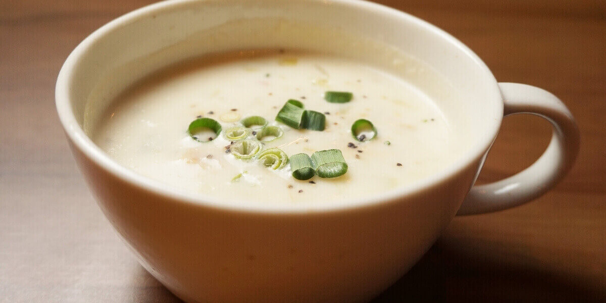 かぶの豆乳スープ