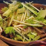 【3分クッキング】水菜とビーンズのサラダの作り方を紹介!ワタナベマキさんのレシピ