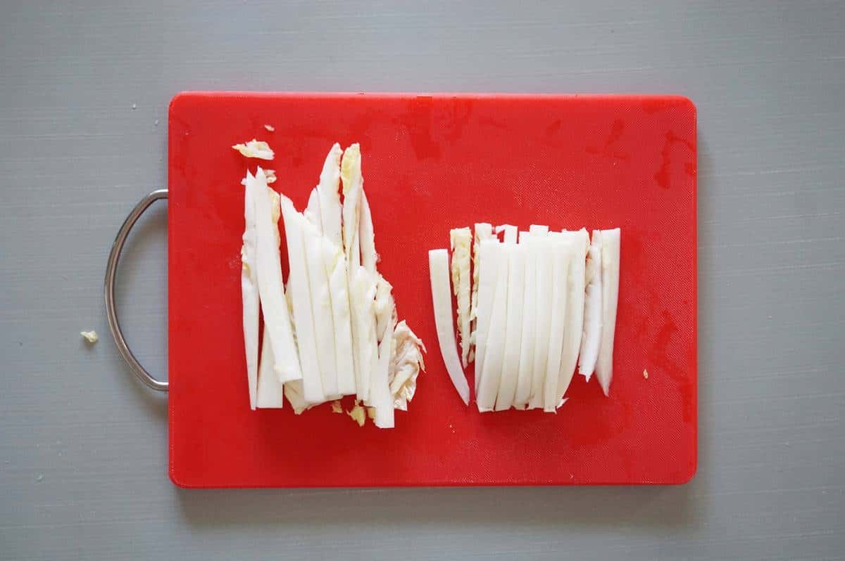 白菜の芯をトロトロにする方法
