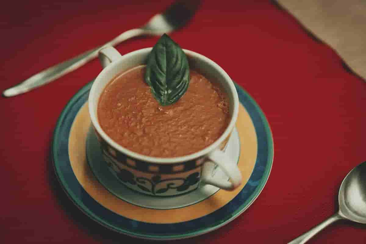 サワラとシーフードミックスのトマトスープ