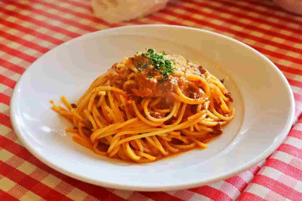 とろとろズッキーニのトマトスパゲティ
