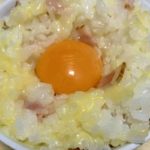 【OH!ソレ!み～よ】鶏肉とトマトのカルボナーラ丼の作り方を紹介！福本俊介さんのレシピ