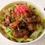 【きょうの料理】豚こまレタス丼の作り方を紹介!白井操さんのレシピ