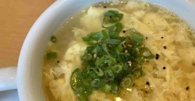 梅風味の卵スープ
