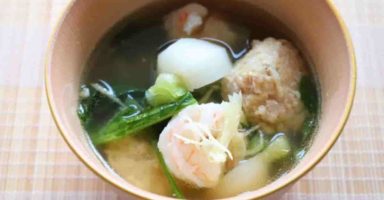 生姜肉団子のスープ